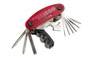 Мультитул велосипедный GOODBIKE 15 в 1 MAXI KIT красный