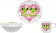 Набор детской посуды Happy Frogs 3 предмета (C556) Limited Edition