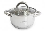 Каструля з кришкою Vincent 5,9 л 24 см VC-3167-24 сталь
