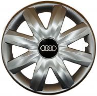 Колпак для колес SJS Audi 221 R14" 4 шт. серебряный (090961)