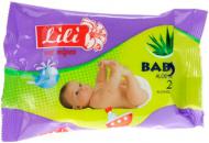Дитячі вологі серветки Lili з екстрактом алое вера 20 шт.