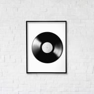 Постер Мелодия в черно-белом 2 45x60 см Brushme FNK5000145_RN45-19