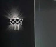 ВИТРИНА! Бра Metal Lux 195.111.53 1x60 Вт E14 хром/черный 46804