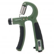 Еспандер кистьовий Cornix з регульованим навантаженням та лічильником 5-60 кг XR-0261 Navy Green/Black