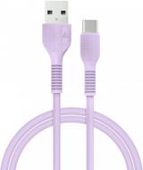 Кабель Acclab USB to Lightning 1,2 м фіолетовий (AL-CBCOLOR-L1PP)