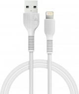 Кабель Acclab USB to Lightning 1,2 м белый (AL-CBCOLOR-L1WT)