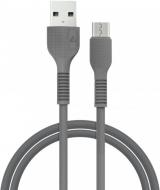 Кабель Acclab USB to Micro USB 1,2 м черный (AL-CBCOLOR-M1BK)