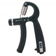 Еспандер кистьовий Cornix з регульованим навантаженням та лічильником 5-60 кг XR-0262 Black