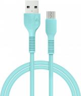 Кабель Acclab USB to Micro USB 1,2 м мятный (AL-CBCOLOR-M1MT)