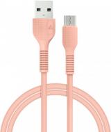 Кабель Acclab USB to Micro USB 1,2 м персиковый (AL-CBCOLOR-M1PH)