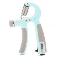 Еспандер кистьовий Cornix з регульованим навантаженням та лічильником 5-60 кг XR-0266 Mint/Grey