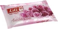 Вологі серветки Lili з ароматом троянди 15 шт.