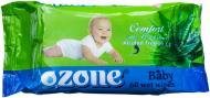 Дитячі вологі серветки Ozone Baby з екстрактом Алое вера 60 шт.