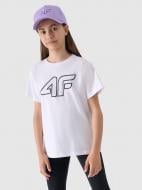 Футболка 4F TSHIRT F2333 4FJWMM00TTSHF2333-10S р.128 белый