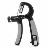 Еспандер кистьовий Cornix з регульованим навантаженням та лічильником 5-60 кг XR-0264 Black/Grey