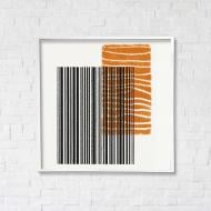 Постер Ритм форм 1 50x50 см Brushme FNK5000134_RN53-3