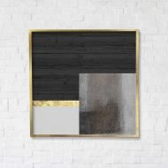 Постер Линии тишины 2 50x50 см Brushme FNK5000130_RN88-3