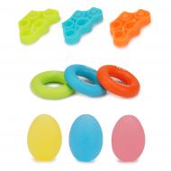 Набір еспандерів Cornix для пальців та зап'ястя 9 шт. XR-0077