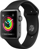 Смарт-часы Apple Watch Series 3 GPS 42 мм space grey Aluminium Case with Black Sport Band(MTF32FS/A) Смарт-часы Apple Watch Series 3 GPS 42 мм space grey Aluminium Case with Black Sport Band(MTF32FS/A)