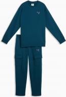Спортивный костюм Puma ESS ELEVATED Relaxed Crew and Cargo Pants Suit FL B 69521836 р.140 синий