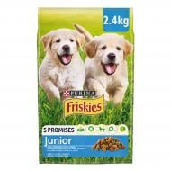 Корм сухой FRISKIES by Purina Junior с курицей, овощами и молоком 2,4 кг