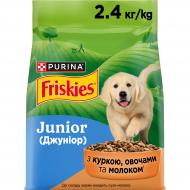 Корм сухой FRISKIES by Purina Junior с курицей, овощами и молоком 2,4 кг