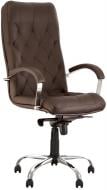 Кресло Nowy Styl Cuba Steel Chrome Comfort LE-K темно-коричневый