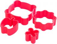 Набор форм для печенья Titiz Plastik 4 шт. AP-9072-RD