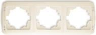 Рамка трехместная Viko CARMEN горизонтальная кремовый 90571433