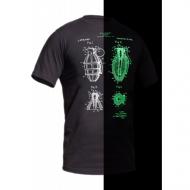 Футболка P1G Grenade NightGlow Series р. XL Graphite