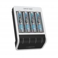 Зарядний пристрій Ansmann Comfort Smart+4xAA 2100mAh з USB-входом для 1-4 NiMH акумуляторів АА/ААА 1001-0092-01