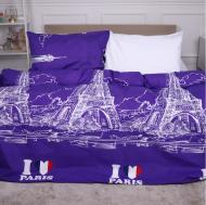 Комплект постільної білизни Бязь Ranforce Elite 19-0426 Fucsia 220х240 см мультиколор MirSon