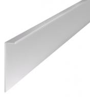 Плинтус скрытого монтажа АЛЮПРО ПАС-3429 серебро 2500х73х16,5 мм