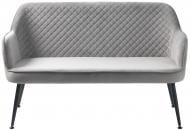 Лавка Unique Furniture BERRIE 710x810x1290 мм сірий / чорний Лавка Unique Furniture BERRIE 710x810x1290 мм сірий / чорний