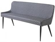 Лавка Unique Furniture OTTOWA 600x820x1600 мм сірий / чорний