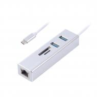 Адаптер Maxxter з USB на Gigabit Ethernet 2 Ports USB 3.0