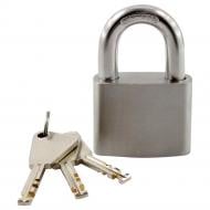 Замок навесной Comit 50 мм нержавеющая сталь 71068 открытый (амбарный)