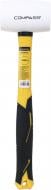 Киянка Compass 340 г біла гума фібергласова ручка CP-RH0340-WT