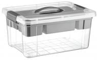 Ящик-органайзер Emhouse EP-815 прозрачный/серый 9 л 170x230x350 мм