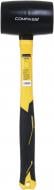 Киянка Compass 1120 г чорна гума фібергласова ручка CP-RH1120-BL