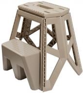 Табурет раскладной Ozgen Plastik 400х370х400 мм бежевый
