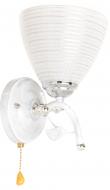 Бра Accento lighting Vega 1x60 Вт E27 білий ALG-79687/1W