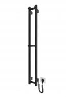 Рушникосушарка електрична HYGGE FAMILY Slim 1170х140 чорний мат
