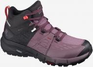 Ботинки Salomon Odyssey mid gtx w Bk/Flint/High Ri L41144700 р.39 1/3 фиолетовый