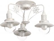 Люстра стельова Accento lighting Napoli 3x60 Вт E27 білий ALHu-HKC31632/3 Люстра стельова Accento lighting Napoli 3x60 Вт E27 білий ALHu-HKC31632/3