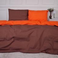 Комплект постельного белья Бязь Ranforce Elite Evelina (13-1027+15-1511) 175х210 см персиковый/пудровый MirSon