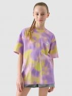 Футболка 4F TSHIRT F2253 4FJWSS25TTSHF2253-52A р.158 різнокольоровий