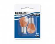 Лампа розжарювання Neolux PY21W BAU15s 12В 2 шт. 1500 K