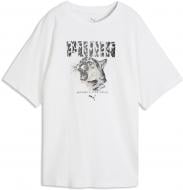 Футболка Puma GRAPHICS ANIMAL Relaxed Graphic Tee 69405202 р.L белый