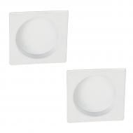 Ручка для розсувних дверей Valcomp квадратна 55х55х88 білий Ручка для розсувних дверей Valcomp квадратна 55х55х88 білий